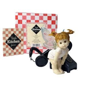 NEW My Little Kitchen Fairies SWEET NOTHINGS FAIRIE Telephone Fairy Figurine BOX